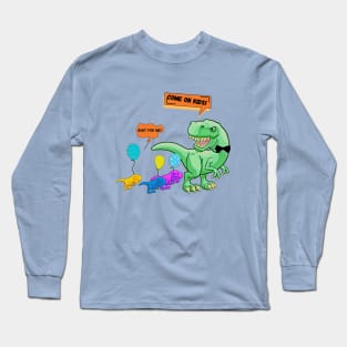 Funny  T- Rex Long Sleeve T-Shirt